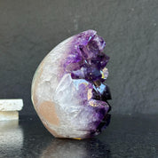 Extra Large Amethyst Geode Cave, Oval shaped Full polished stone, Stunning decor piece, Giant Crystal