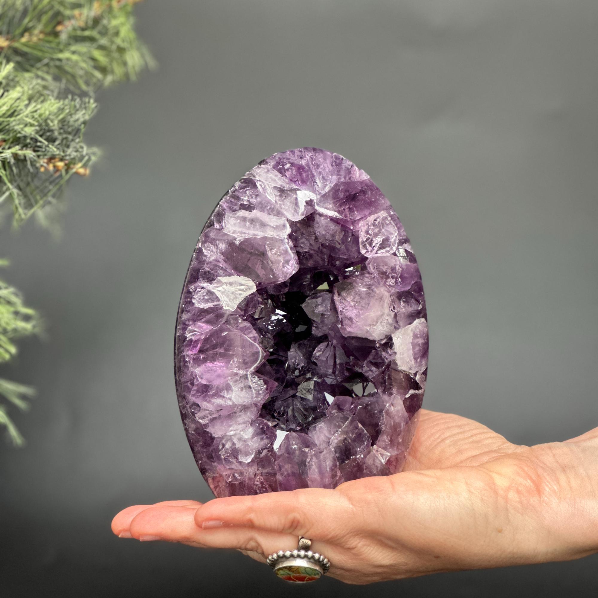 Amethyst Cut Base Crystal, Quartz Geodes, AAA Grade, Amethyst Free Standing Crystal