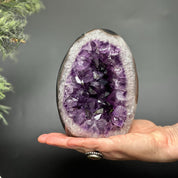 Amethyst cathedral stone for home decor, stunning AAA grade geode from Uruguay