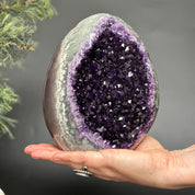 Amethyst cathedral stone for home decor, stunning AAA grade geode from Uruguay