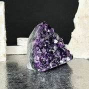 Large crystals (2 Lb) Amethyst geode with Agate formations