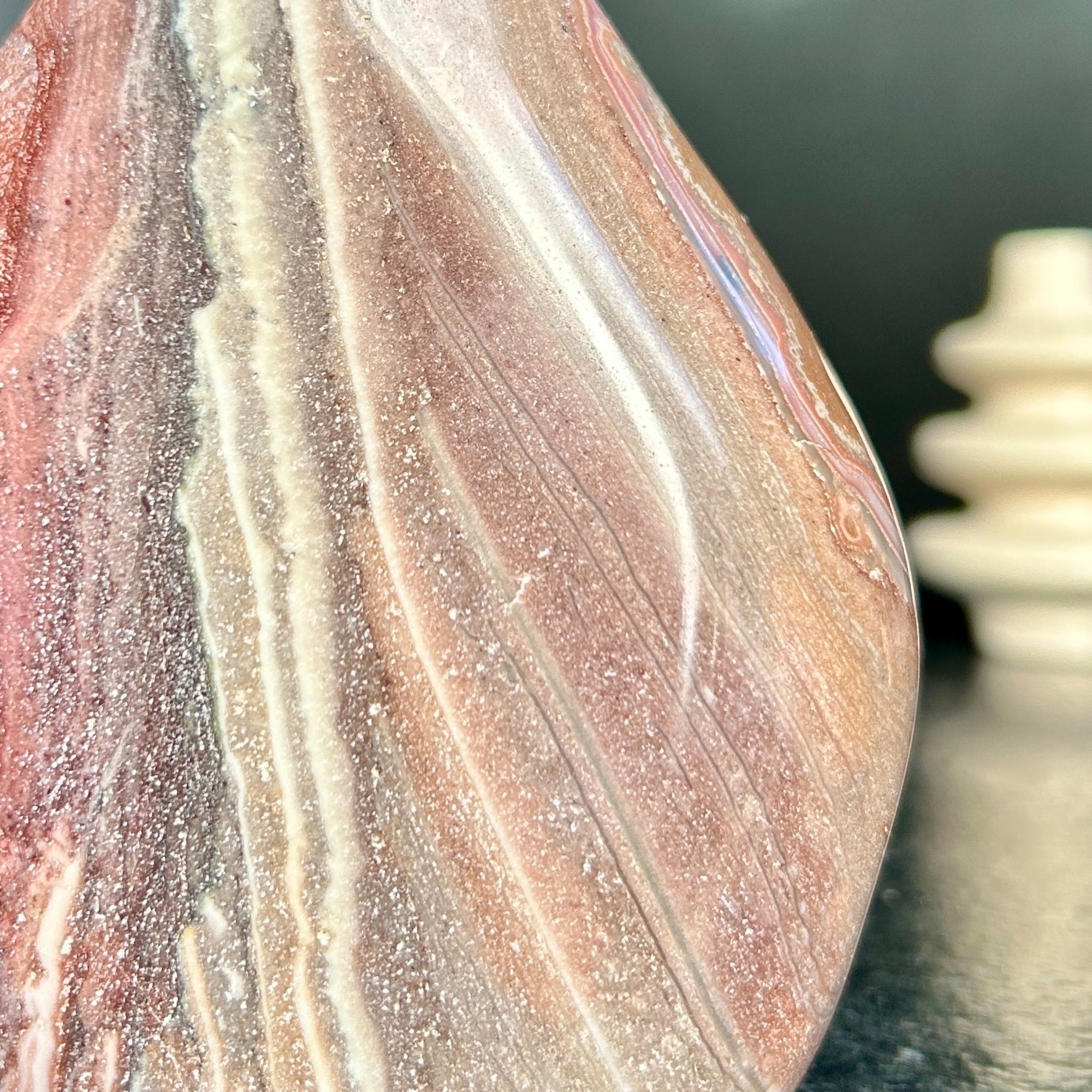 Agate and jasper crystal flame cluster, flame druzy crystal, crystal tower, Ascension crystal