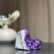 Large Amethyst geode Unique raw dark huge crystal cluster