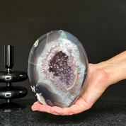 Amethyst Geode Cave, Large Cave shaped, wonderful piece for collectors, Full polished, Stunning decor Crystal