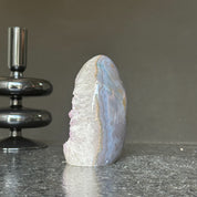 Amethyst Egg, Amethyst Quartz Crystal Cluster with agate formations, Amazing AAA Quality Geode Cave for collectors