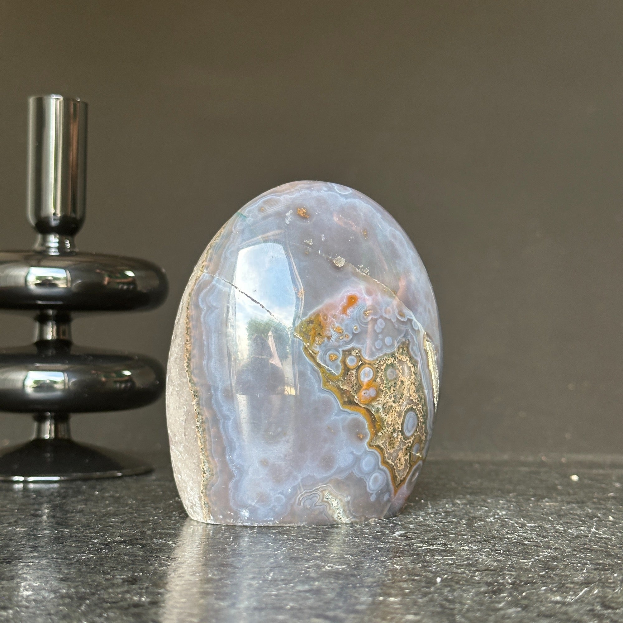 Amethyst Egg, Amethyst Quartz Crystal Cluster with agate formations, Amazing AAA Quality Geode Cave for collectors