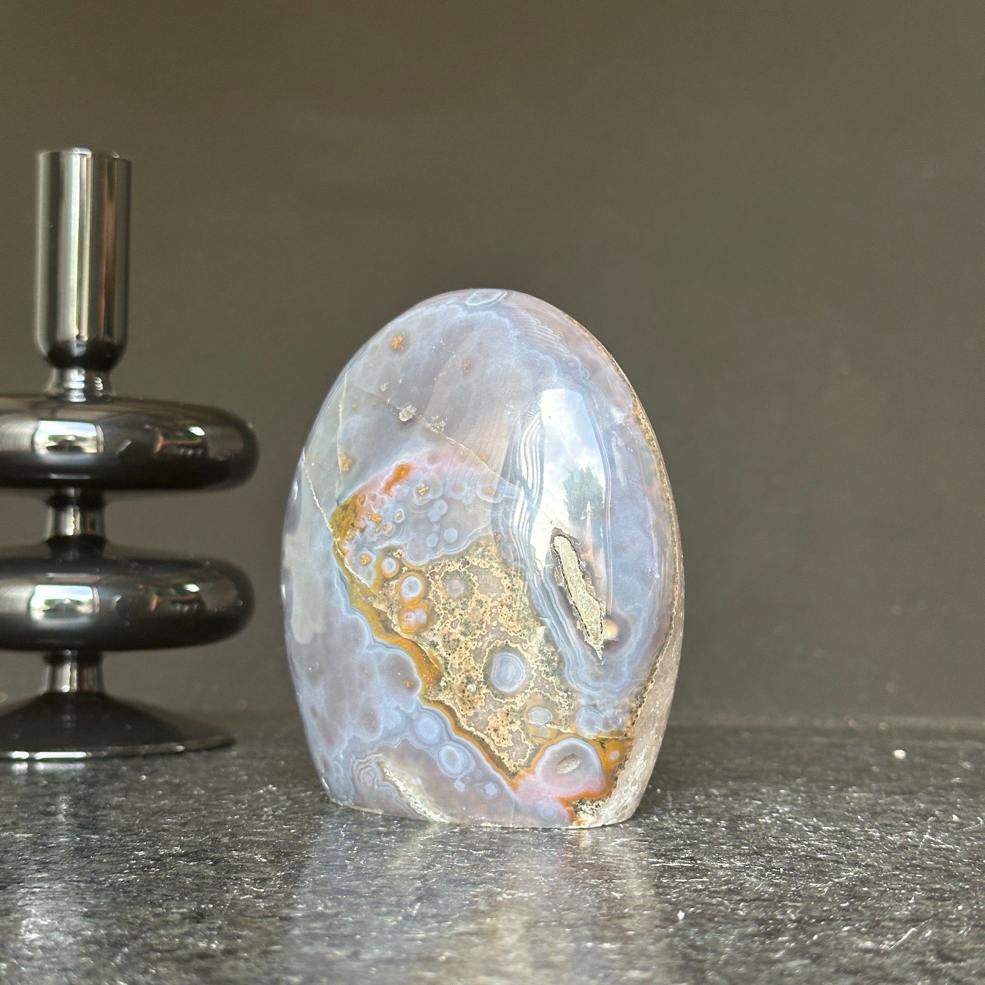 Amethyst Egg, Amethyst Quartz Crystal Cluster with agate formations, Amazing AAA Quality Geode Cave for collectors