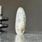 Superb Amethyst with Agate and Quartz formations, 5 in tall Extra Large Amethyst Cave, Oval Shaped Stone, Extra Large Collector piece