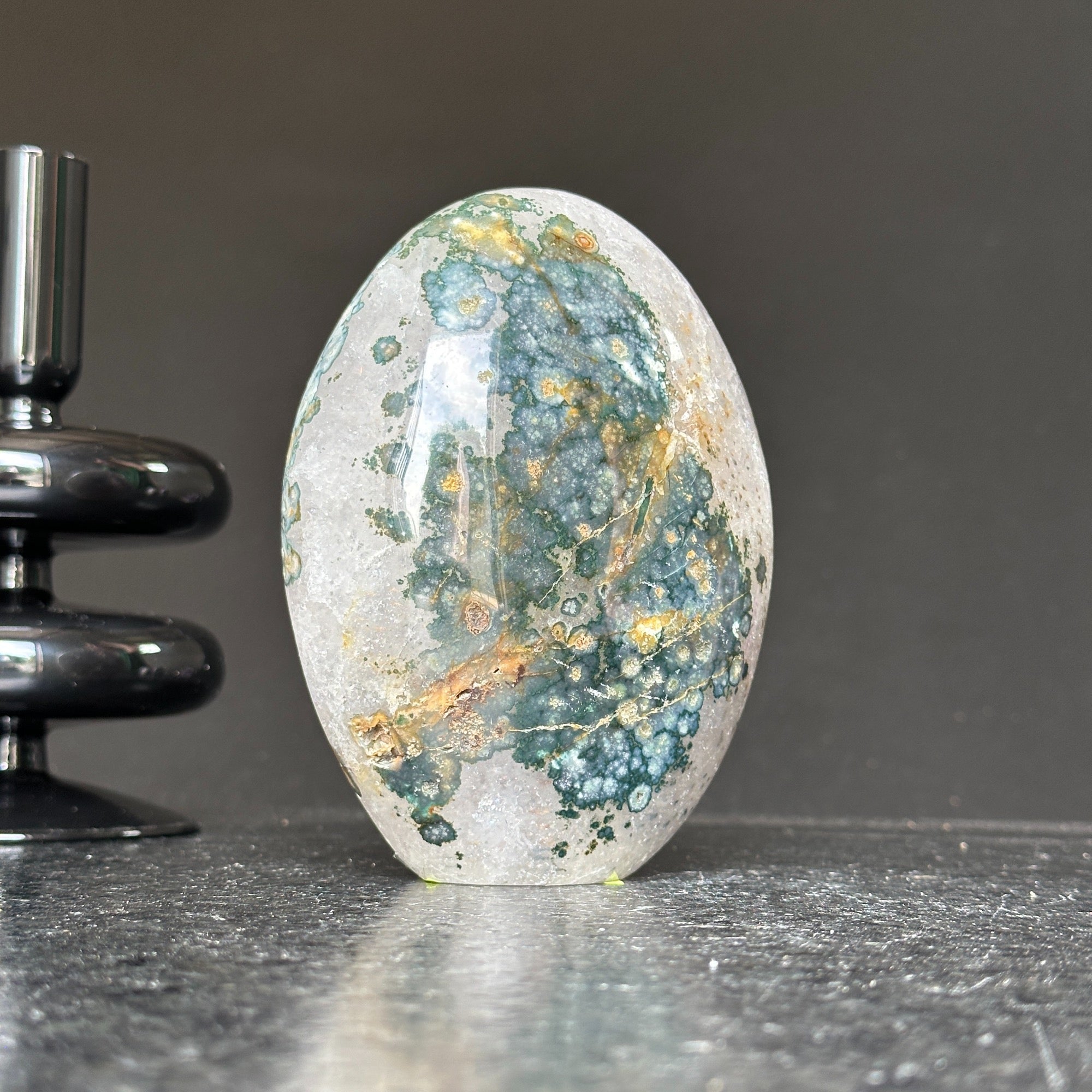 Superb Amethyst with Agate and Quartz formations, 5 in tall Extra Large Amethyst Cave, Oval Shaped Stone, Extra Large Collector piece