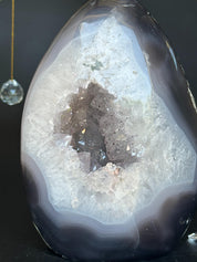 Quartz and Agate Stone Egg, full of colors, just for collectors, 9 Lb Oval Full polished Crystal