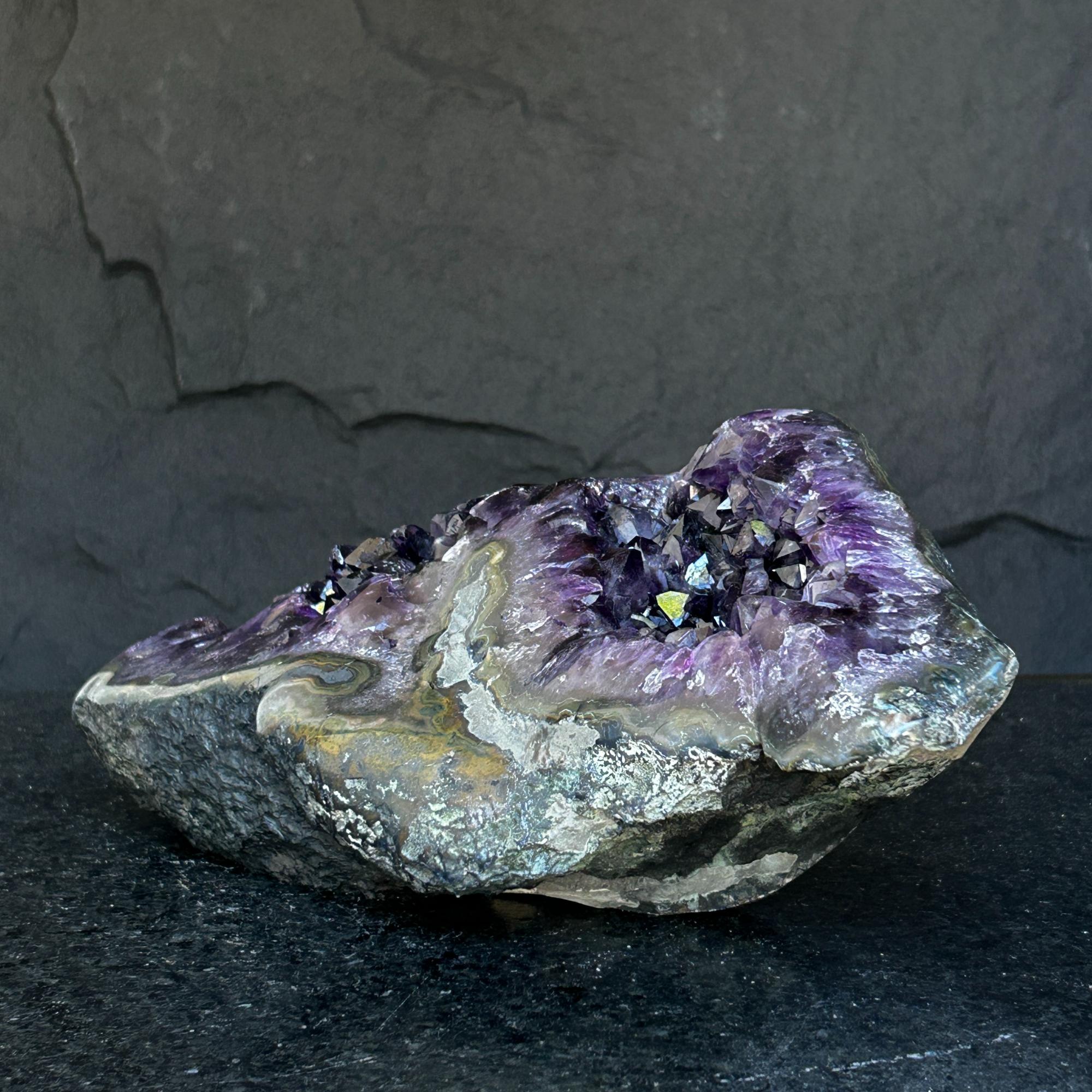 Extra large geode cave, 10 Lb Natural Amethyst crystal, Home Decor Crystal Geode Cave, Tabletop Centerpiece