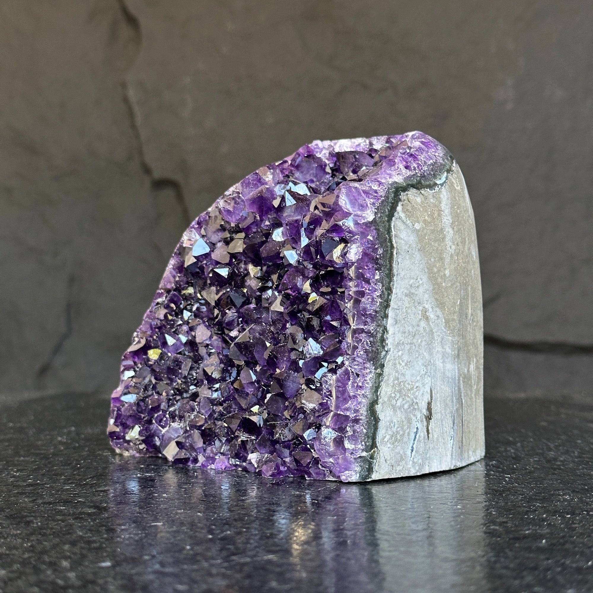 4 Lb Amethyst Cave Geode with Agate formations, Huge Crystal Cluster for Collectors