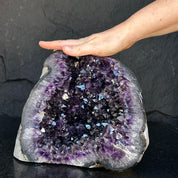 Unique Premium quality Amethyst, Geode cave amethyst 9 inches