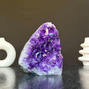 3 Lb Amethyst Cave Geode, 5.5 in tall Huge Crystal Cluster for Collectors