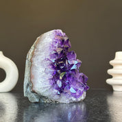 3 Lb Amethyst Cave Geode, 5.5 in tall Huge Crystal Cluster for Collectors