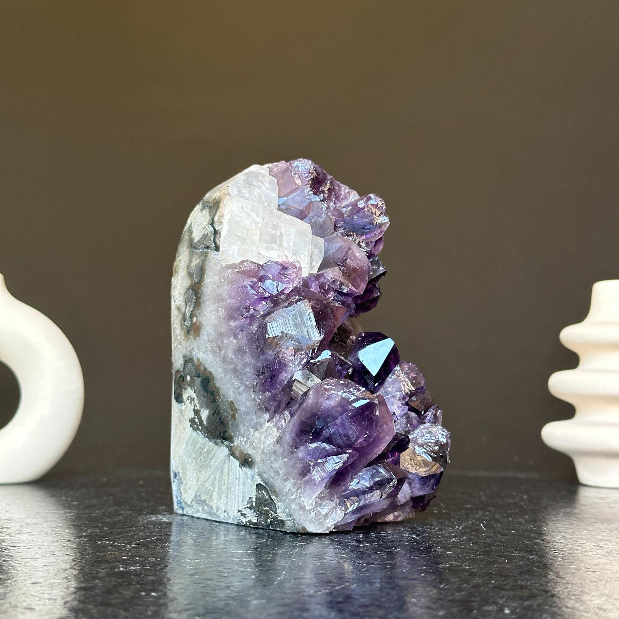 Amethyst Geode, Crystal Cluster from Uruguay, Extra Large amethyst, Anxiety Crystals with incredible agate edges