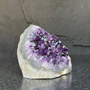 Large Amethyst Crystal Stone, Deep Purple Uruguayan Amethyst Geode , Anniversary Gift for Collectors