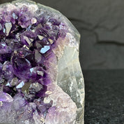 Large Amethyst Crystal Stone, Deep Purple Uruguayan Amethyst Geode , Anniversary Gift for Collectors