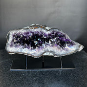 Crystal Geode, home decor with crystals, quartz and amethyst find, Amethyst with agate