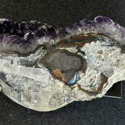 Crystal Geode, home decor with crystals, quartz and amethyst find, Amethyst with agate