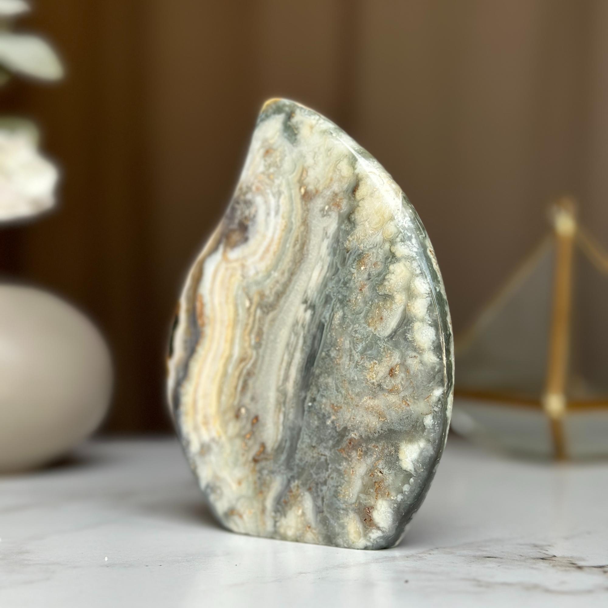 Agate flame, Crystal flame for decoration