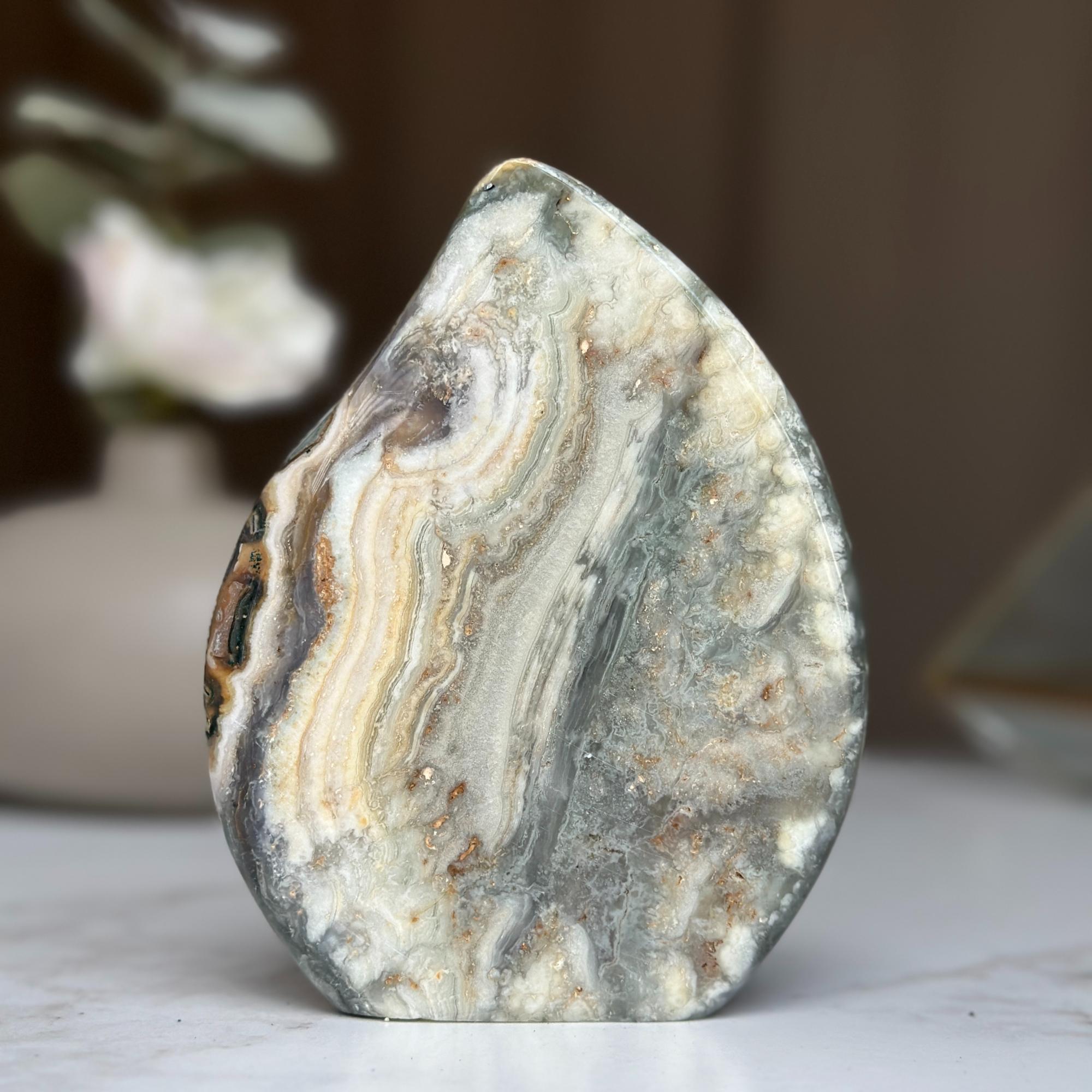 Agate flame, Crystal flame for decoration