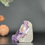 Large amethyst geode with FREE GIFT BOX, Mindfulness gift