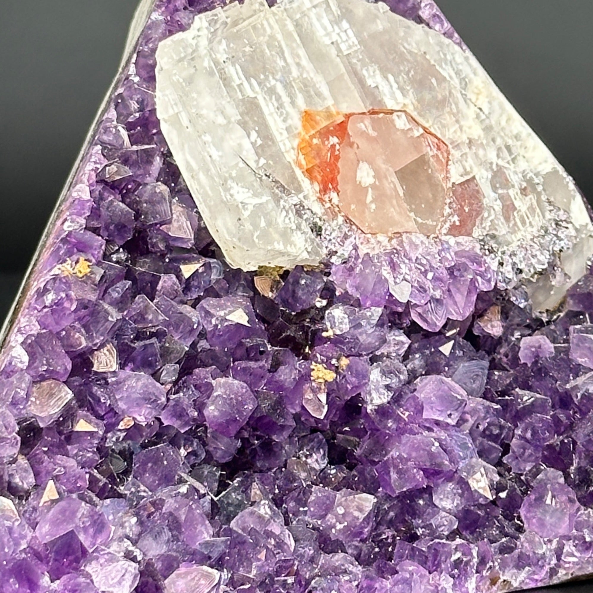 Large amethyst geode with FREE GIFT BOX, Mindfulness gift