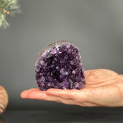 Large crystals Amethyst geode, Unique crystal cluster with FREE GIFT BOX