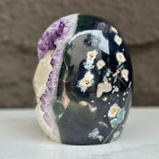 Large Uruguayan Quartz Geode Egg
