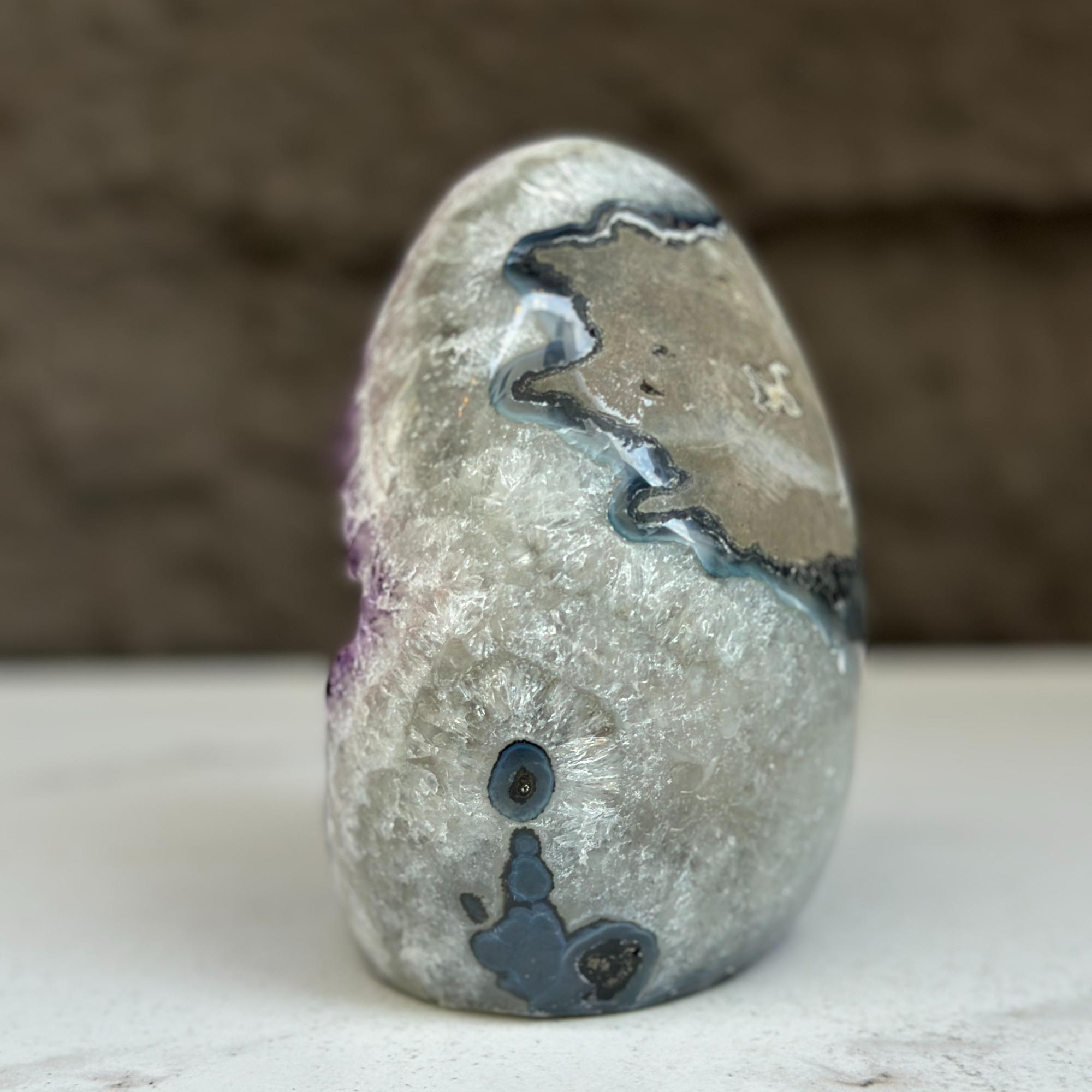 Amethyst Cut Base Crystal, Quartz Geodes, AAA Grade, Amethyst Free Standing Crystal