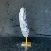 Incredible Crystal with Display Stand, Large Quartz, Amethyst geode on stand