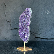 Incredible Crystal with Display Stand, Large Quartz, Amethyst geode on stand