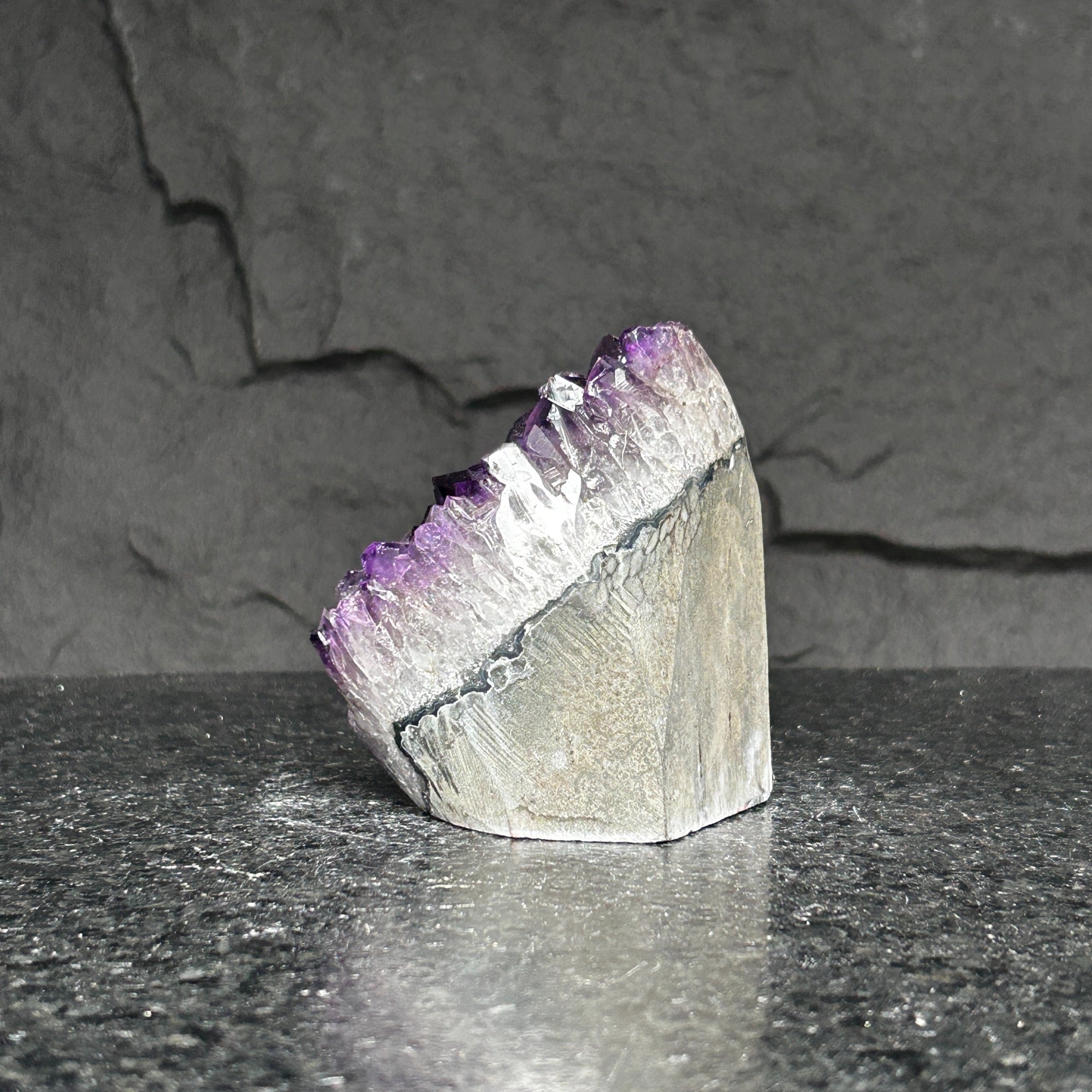 Deep purple amethyst cathedral, 2LB amethyst crystal