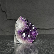 Deep purple amethyst cathedral, 2LB amethyst crystal