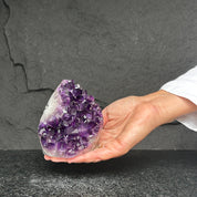 Deep purple amethyst cathedral, 2LB amethyst crystal