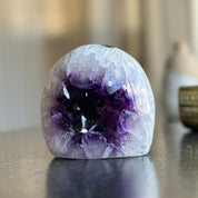 Uruguayan Amethyst and Agate Cave, Natural Druzy Geode, Premium decor crystal