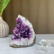 Amethyst Cut Base Crystal, Quartz Geodes, AAA Grade, Amethyst Free Standing Crystal