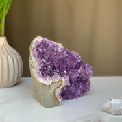 Amethyst cathedral stone for home decor, stunning AAA grade geode from Uruguay
