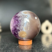 Amethyst Geode Sphere, Crystal Ball, Open Sphere, Extra large sphere