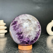 Amethyst Geode Sphere, Crystal Ball, Open Sphere, Extra large sphere