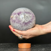 Largest amethyst sphere geode