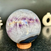 Largest amethyst sphere geode