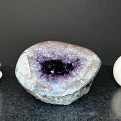 Natural Amethyst & Quartz Geode