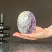 Natural Amethyst Quartz Geode Egg