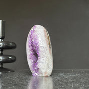 Natural Amethyst Quartz Geode Egg