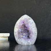 Extra Large Amethyst Geode Cave, Oval shaped Full polished stone, Stunning decor piece, Giant Crystal