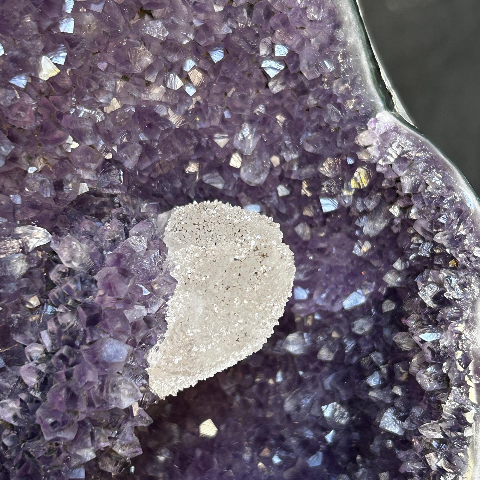 Precious amethyst stone, semi precious geode