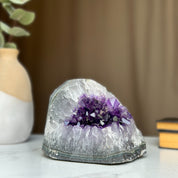 Purple crystal rock, large amethyst cluster for sale
