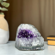 Purple crystal rock, large amethyst cluster for sale